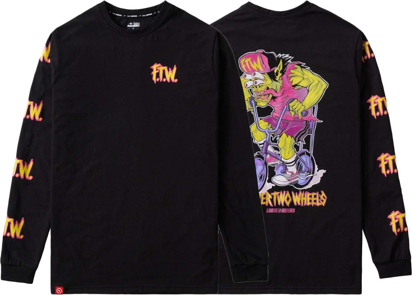 Loose Riders ftw – Tech-Langarmshirt