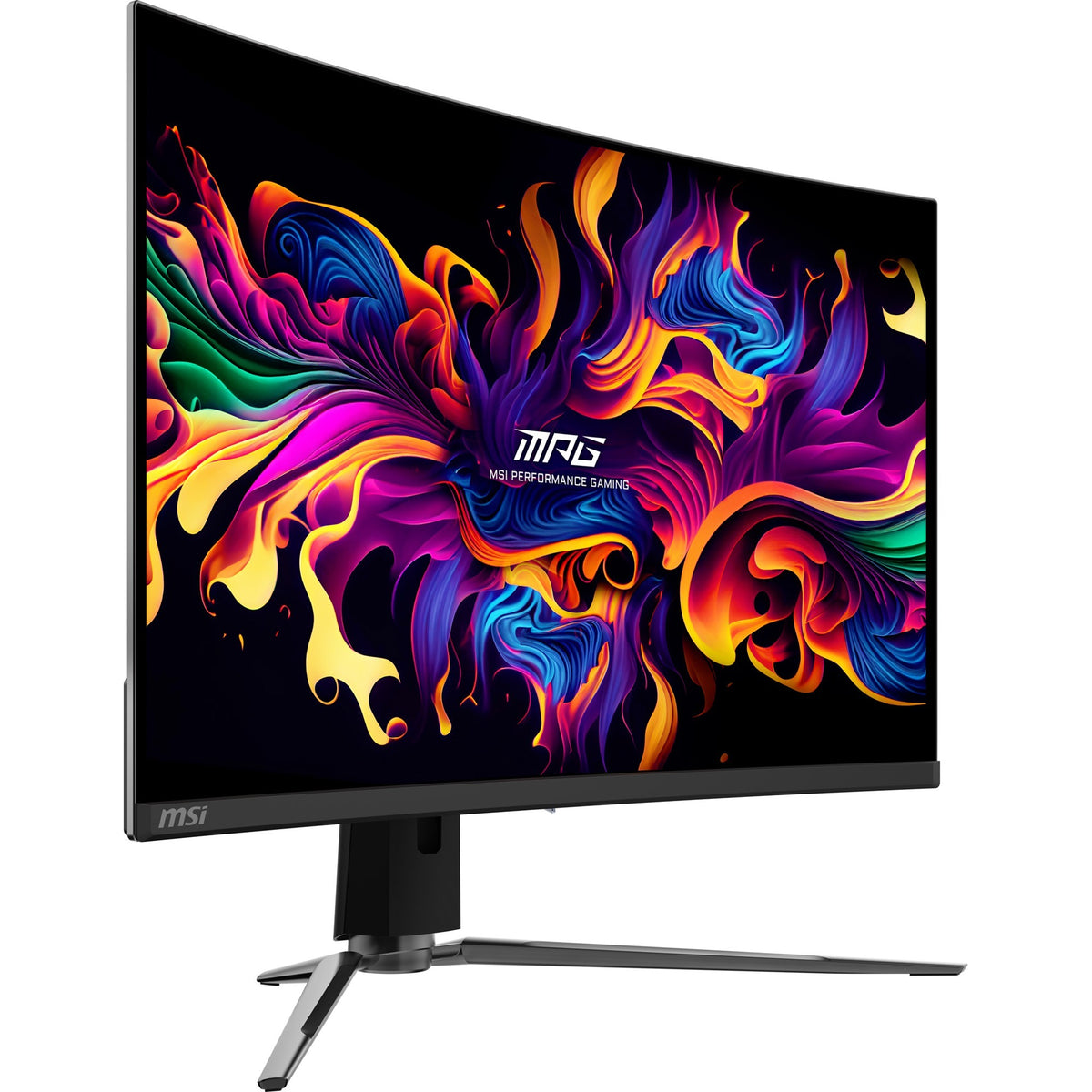 MSI MPG 321curx QD-OLED 31,5 4K UHD Curved Gaming Monitor (Schwarz, 2x HDMI, Display Port, 2x USB-A, USB-B, USB-C, 240 Hz)