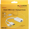 Delock HDMI-A (männlich)> DisplayPort 1.2 (weiblich)