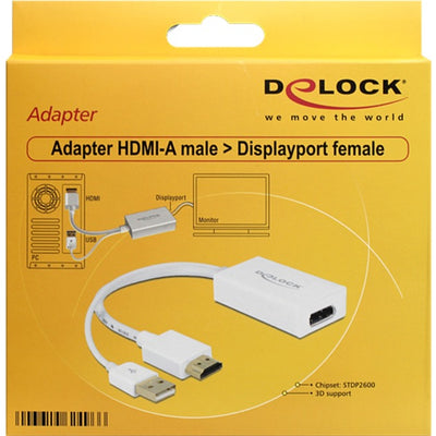Delock HDMI-A (männlich)> DisplayPort 1.2 (weiblich)