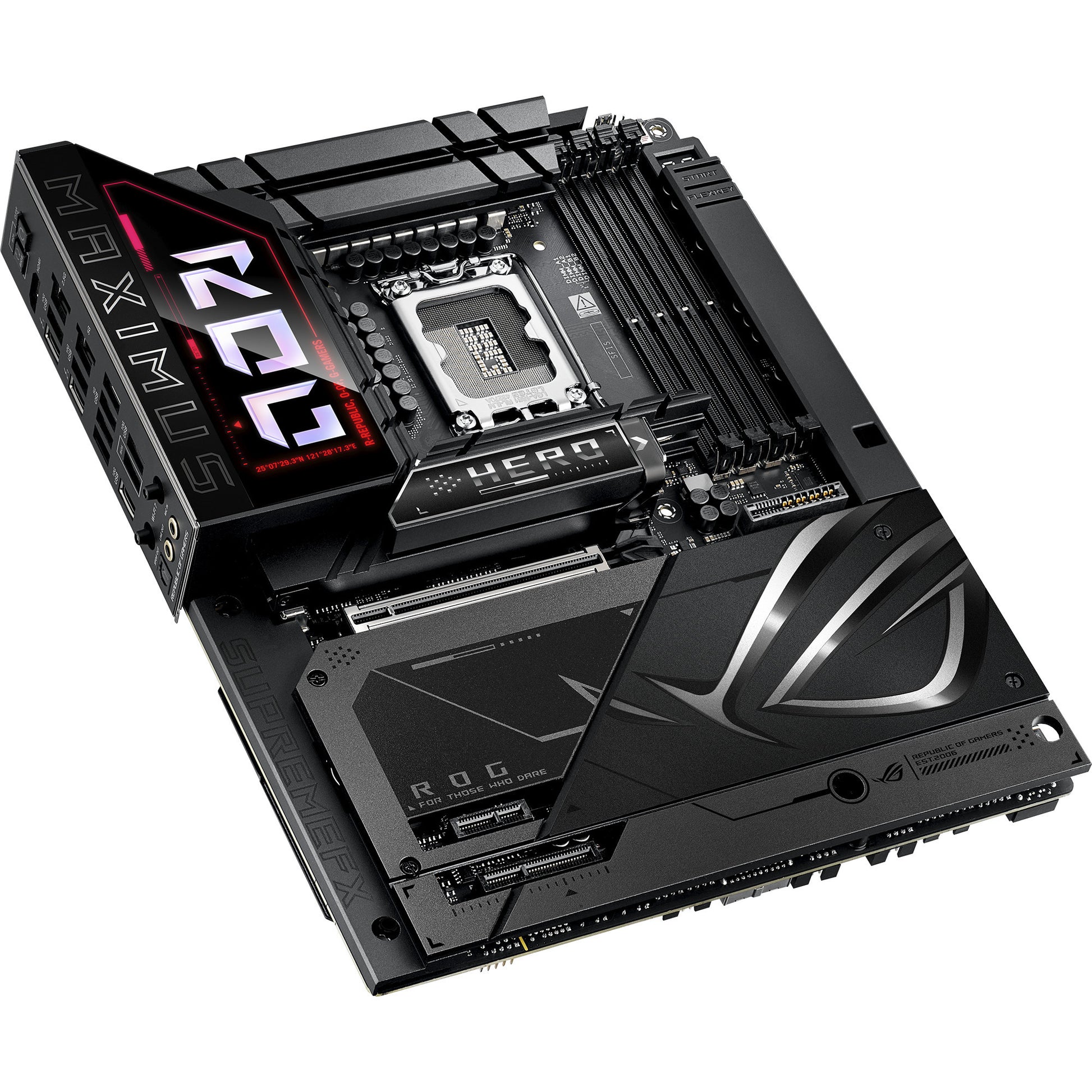 Asus Rrog Maximus Z890 Hero BTF Sockel 1851 Mainboard (schwarz, RAID, 5 GB-LAN, Wi-Fi 7, BT, Sound, ATX)