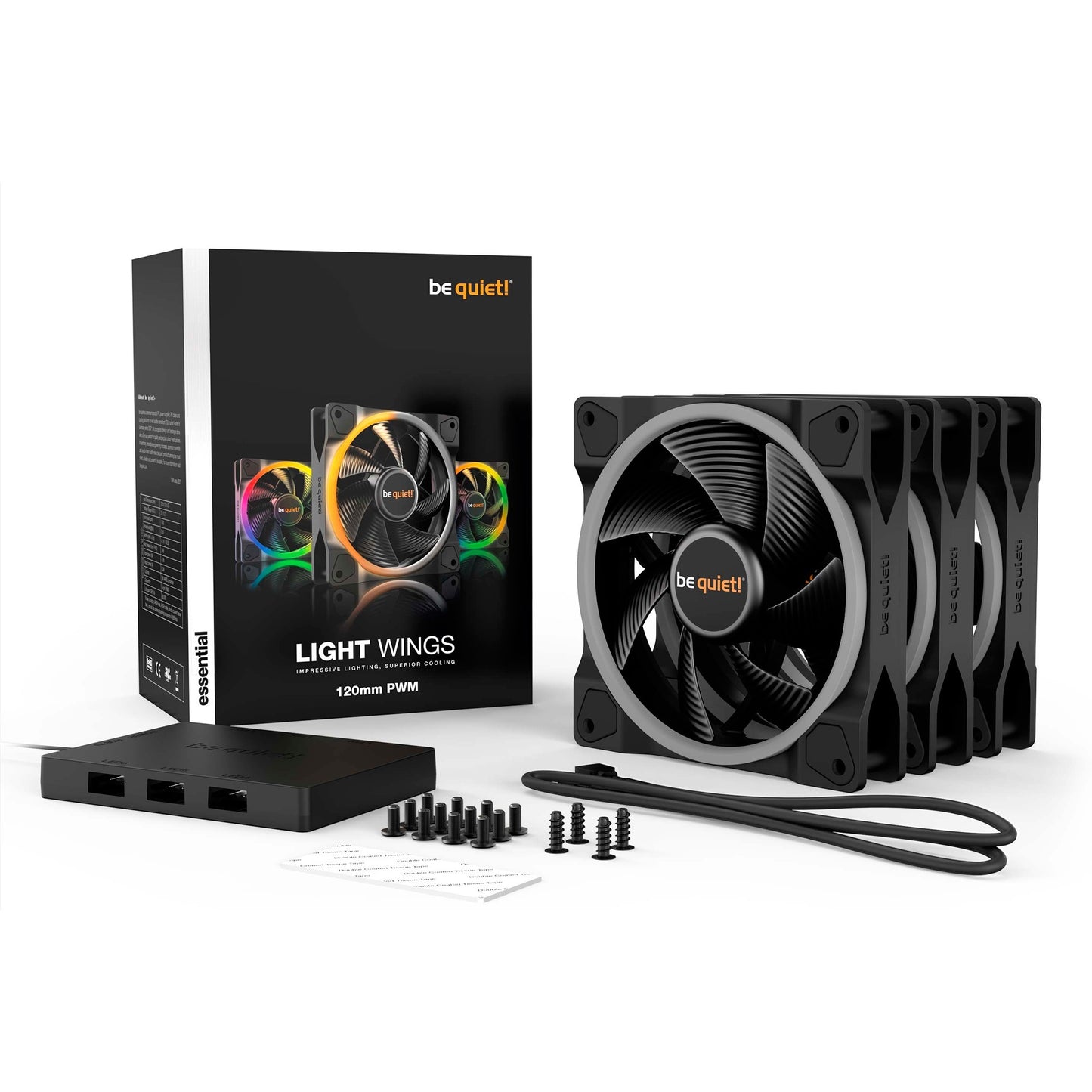Ruhig sein! Leichte PWM 120 mm Triple Pack