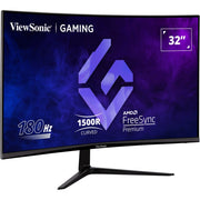 Viewsonic vx3218-pc-mhd 32 gebogener Gaming-Monitor (schwarz, 2x HDMI, 1x Display-Port, 180 Hz) - afbeelding 3