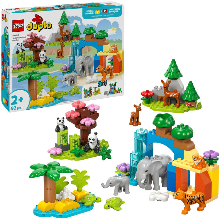 LEGO LEGO DUPLO TOWN 10446 3-in-1-Familien von Wild Dieren