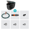Gardena Undercover Schlauchbox Rollup m, 20 Meter Schlauchtrommel (schwarz türkis)