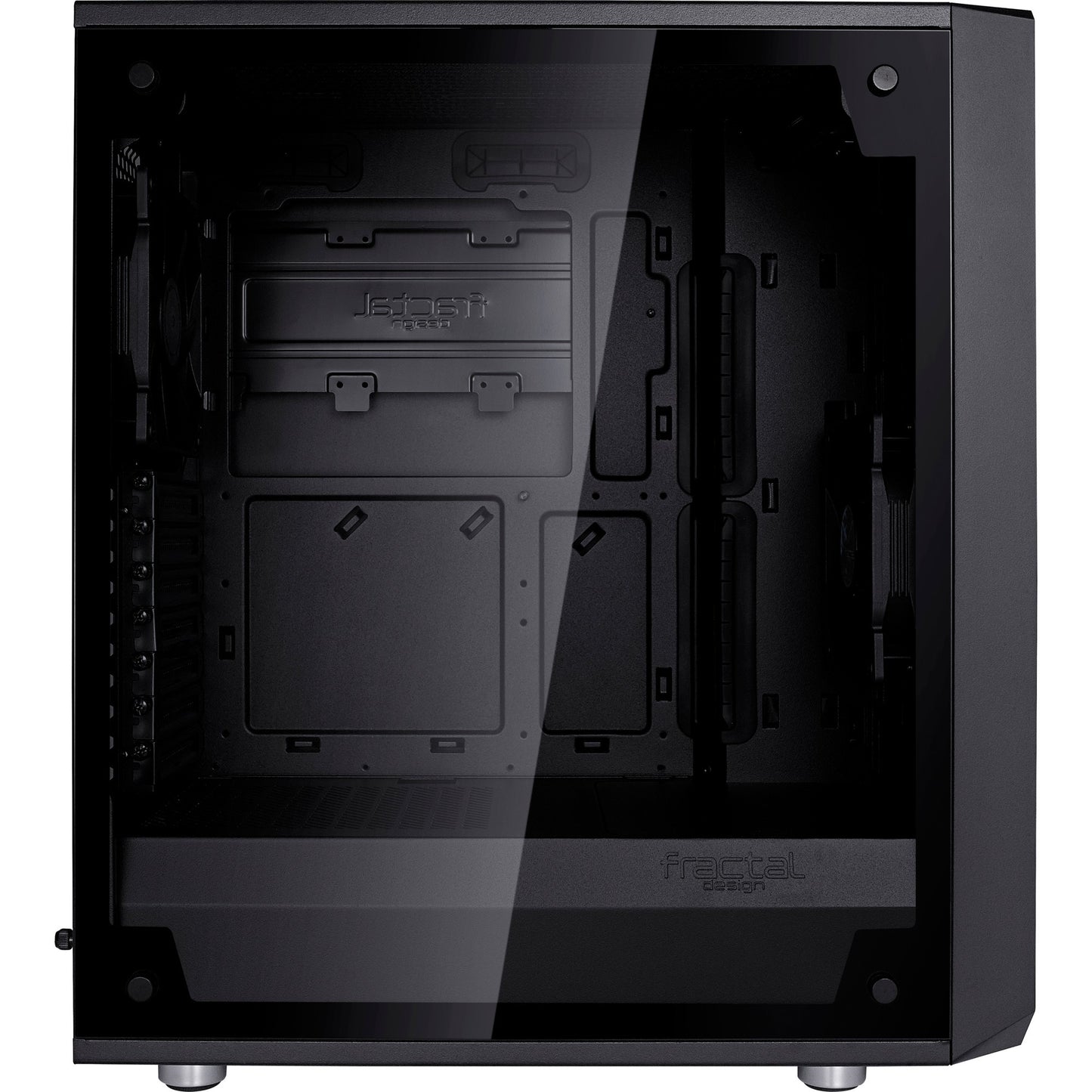 Fraktales Design meshify c dunkle getemperte Glas
