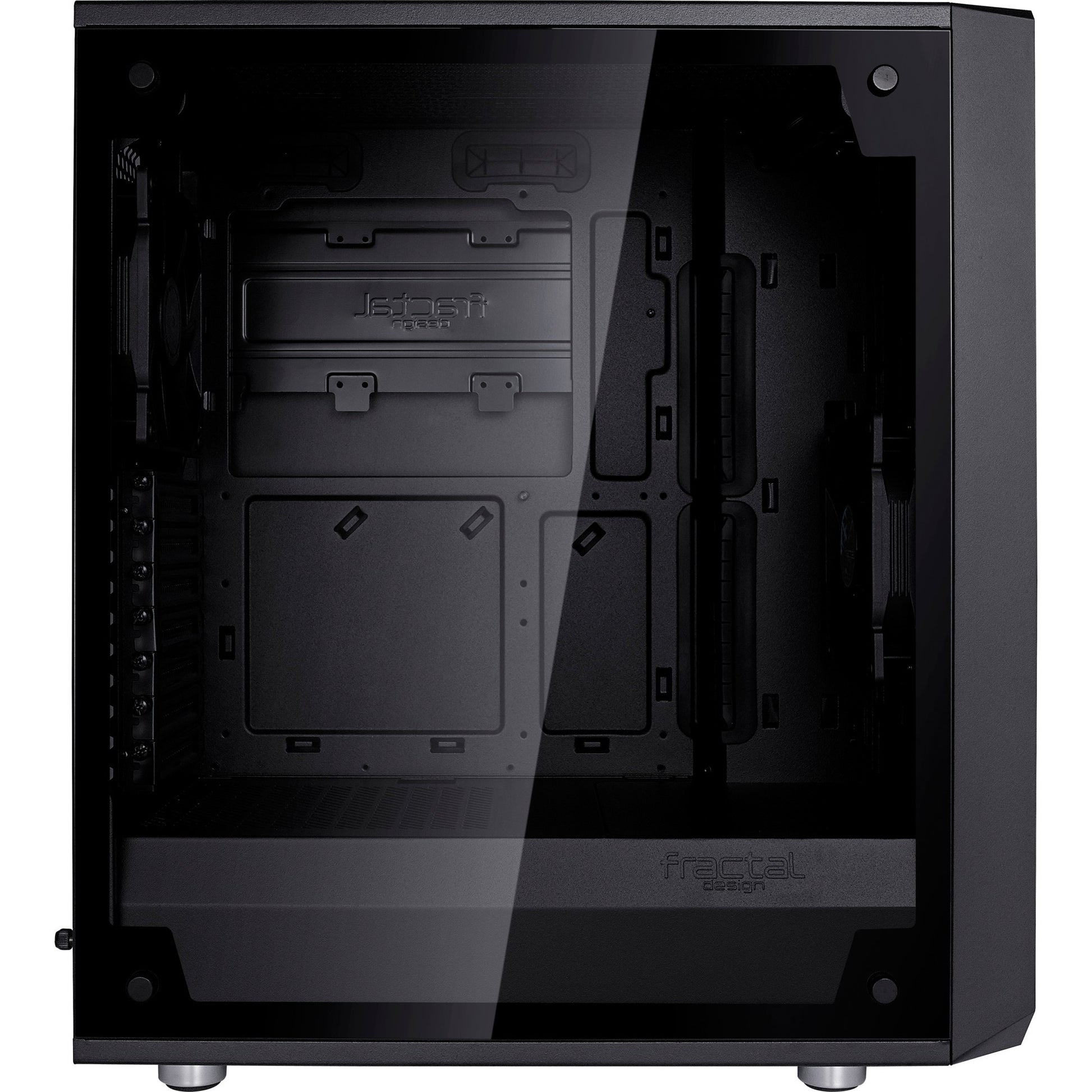 Fraktales Design meshify c dunkle getemperte Glas