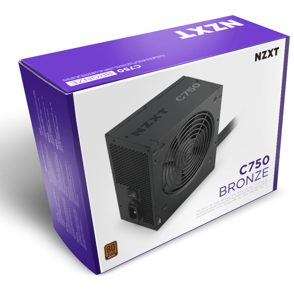 Nzxt C750 Bronze modulares 750-Watt-Netzteil (schwarz, 1x 12V-2x6, 4x PCIe)