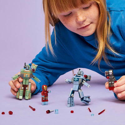 Lego Super Heroes Marvel 76320 Iron Man und War Machine gegen Hammer Spendes