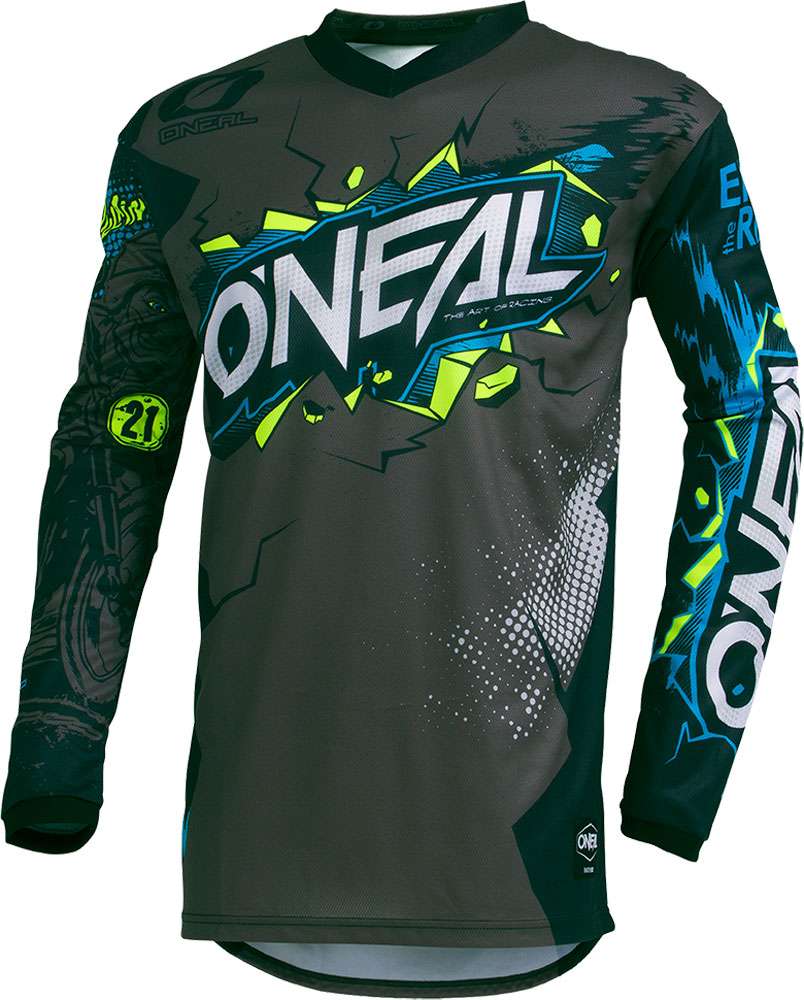 O'neal Element Villain Youth – MTB-Langarmtrikot für Kinder
