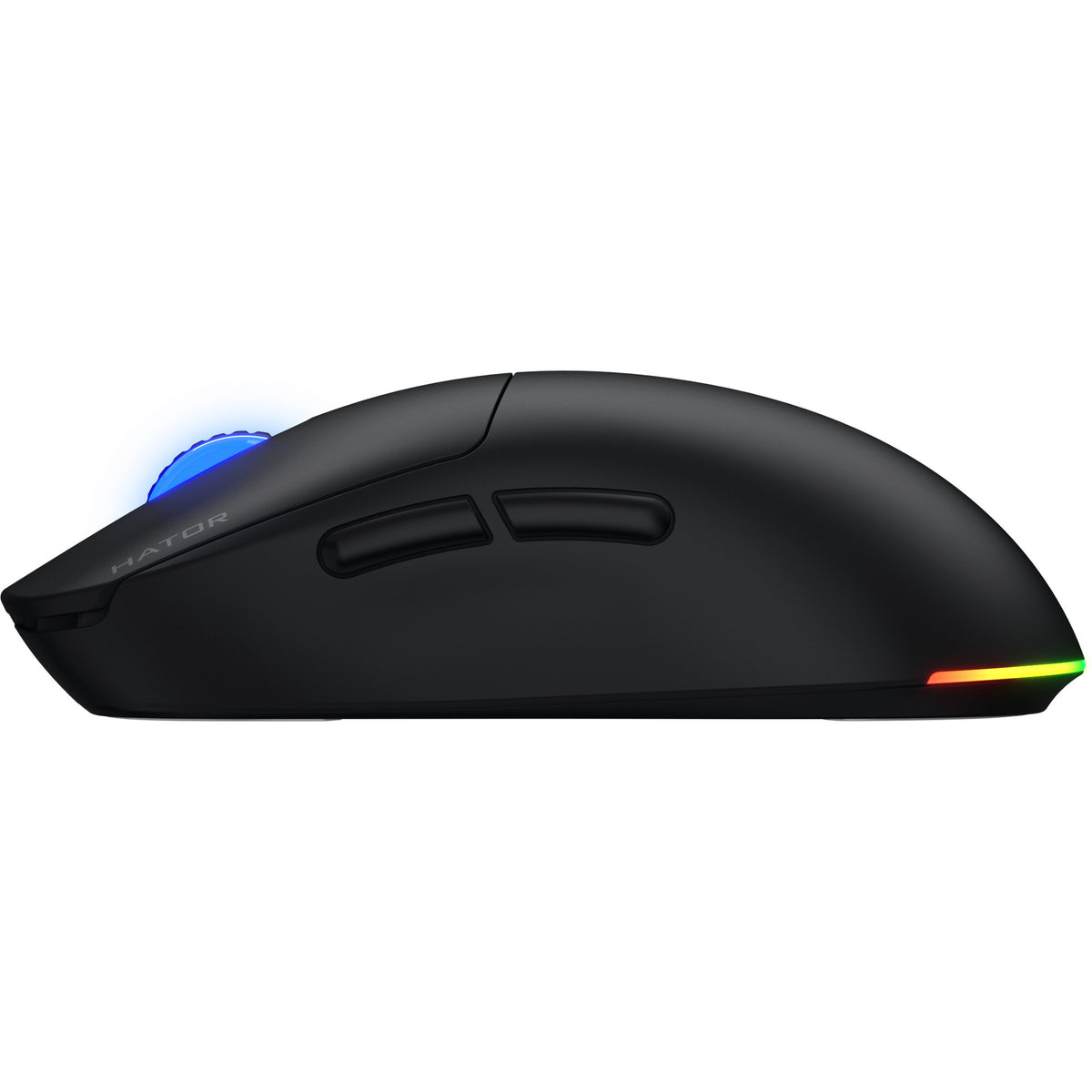 Hator Quasar 3 kabellose Gaming-Maus (schwarz, 400–12.000 dpi, RGB, 2,4 GHz Bluetooth 5.1 USB)
