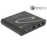 Delock USB-Ladegerät 1x USB Typ-C + 3x USB Typ-A - afbeelding 2