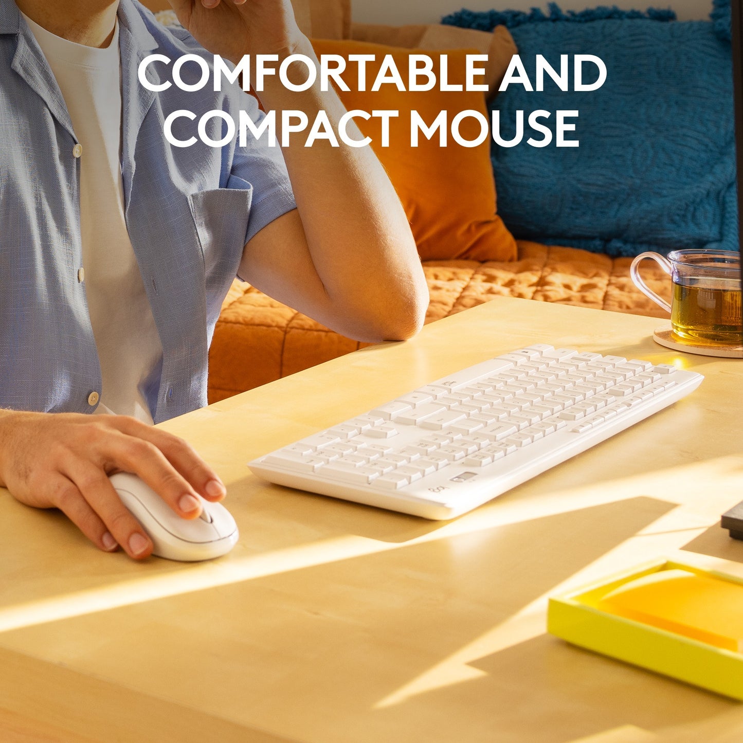 Logitech MK295 Stille drahtlose Tastatur und Mauskombination