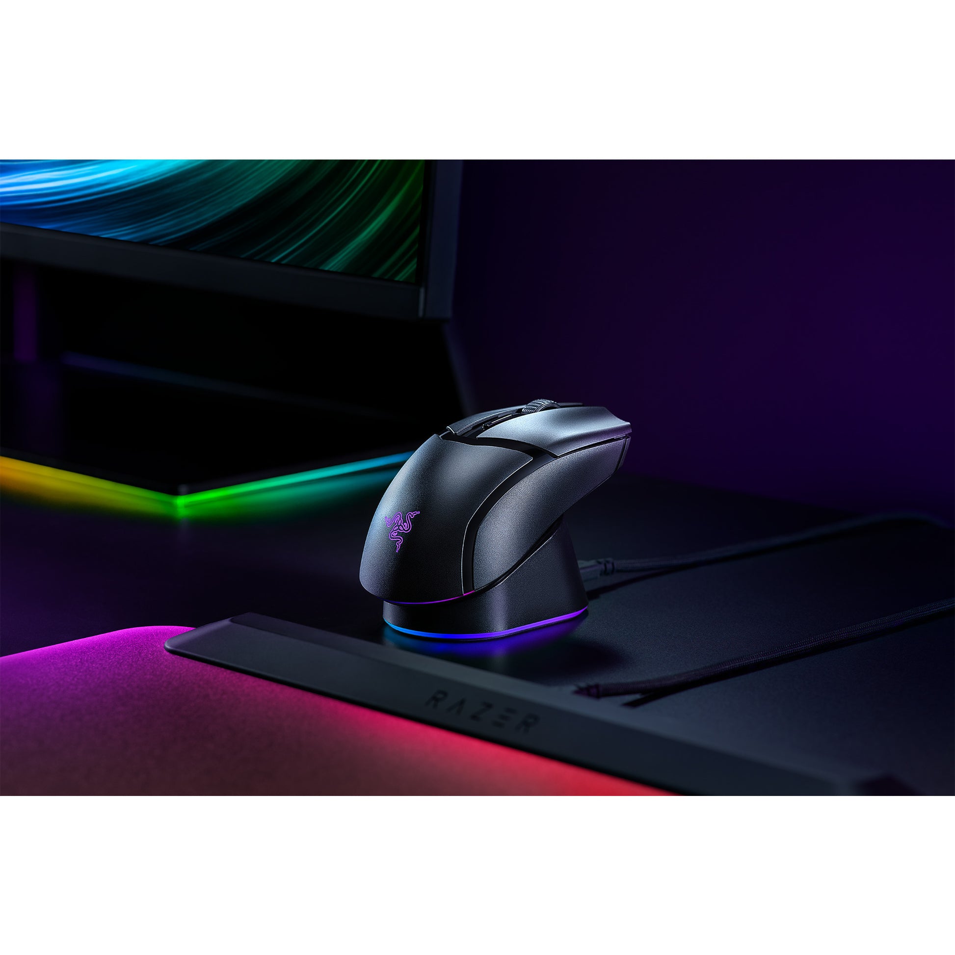 Razer Cobra Hyperspeed Gaming-Maus (schwarz, 26.000 dpi, RGB, 2,4 GHz Bluetooth USB)