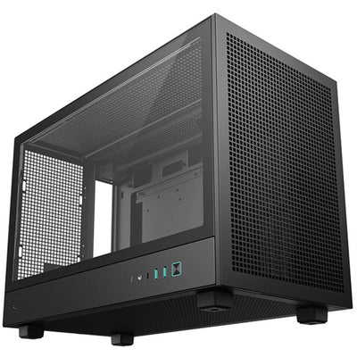 Deepcool ch260 Mini-Tower-Gehäuse (schwarz | 2x USB-A | 1x USB-C | gehärtetes Glas)