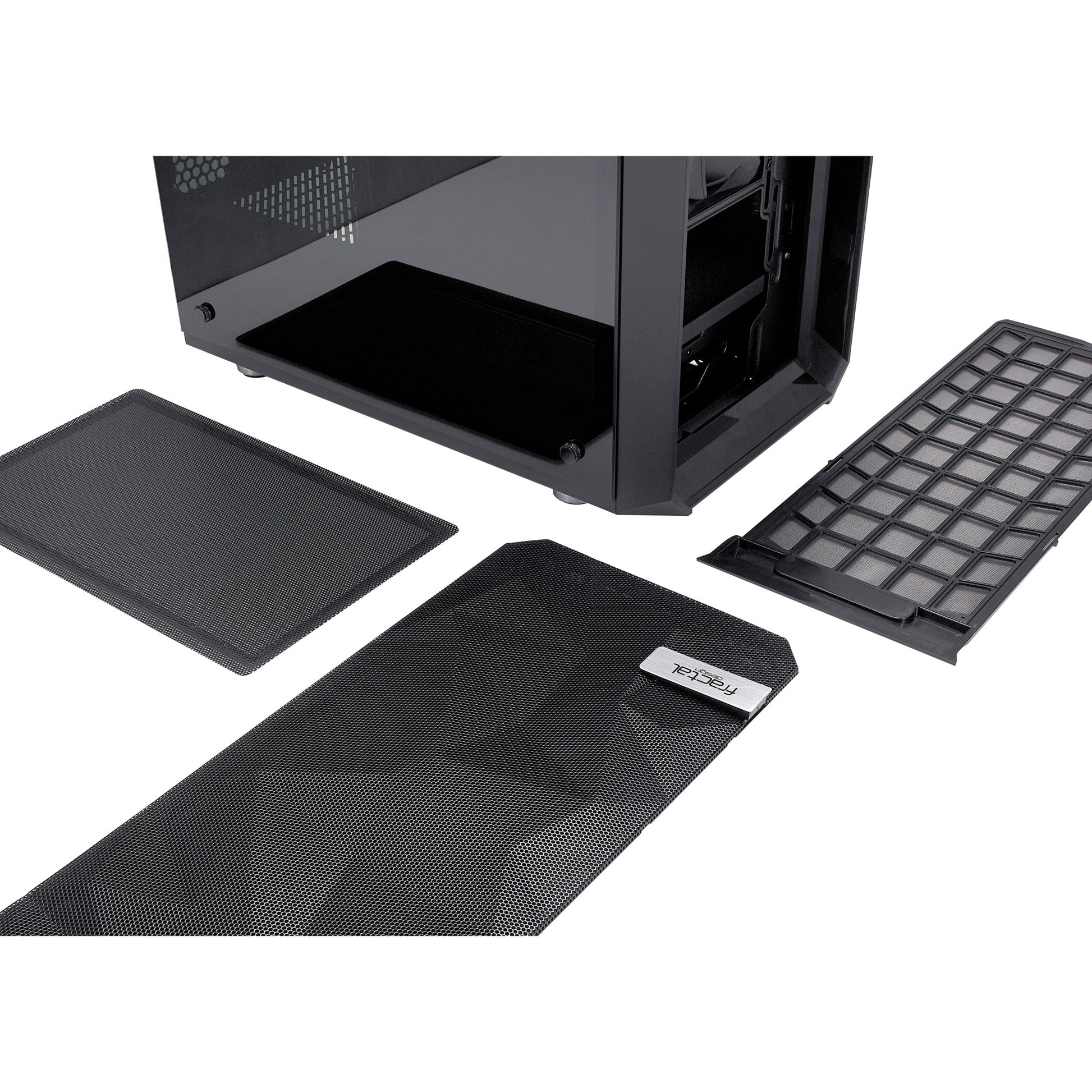 Fraktales Design meshify c dunkle getemperte Glas