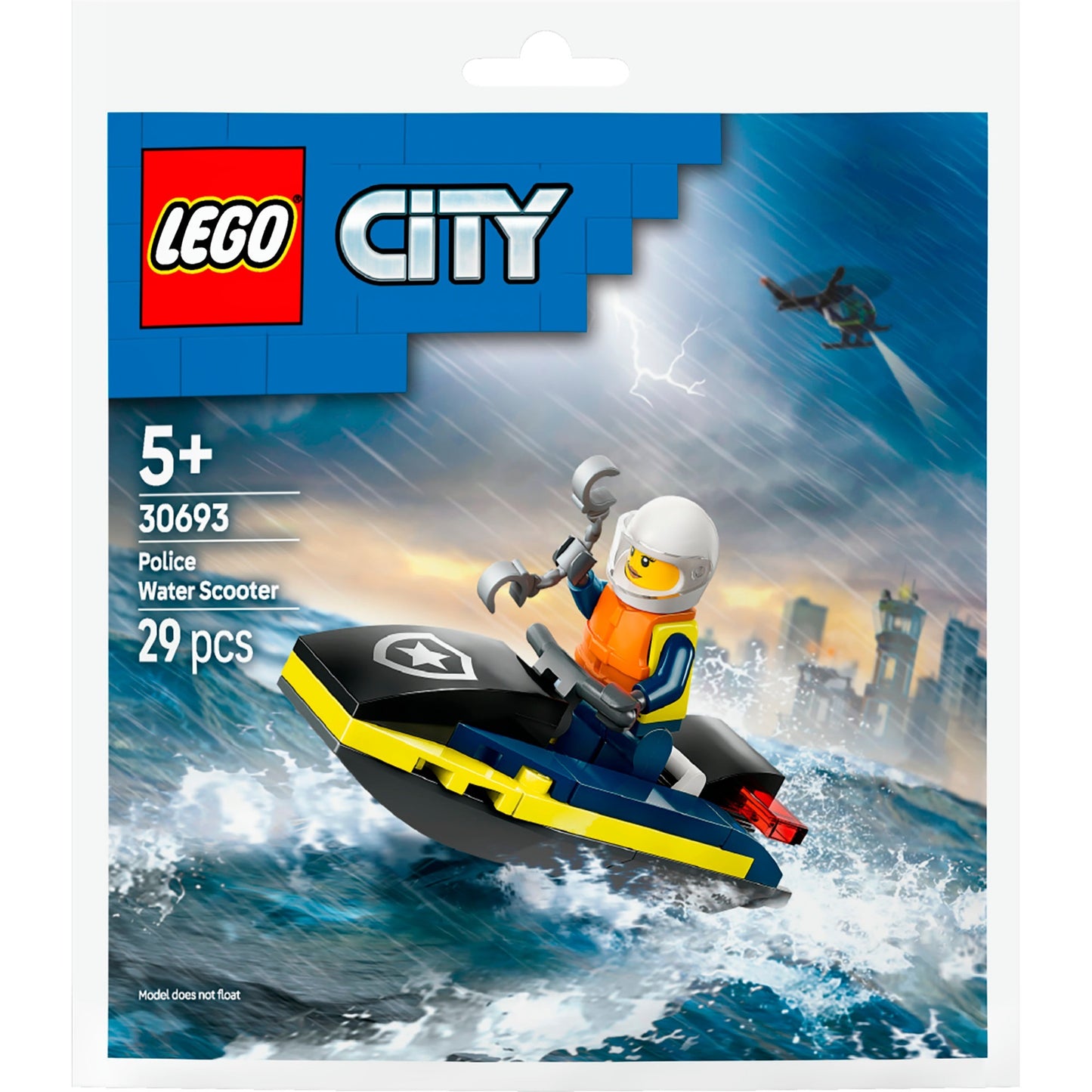 LEGO 30693 Stadttasche mit Polizeigewässer Roller