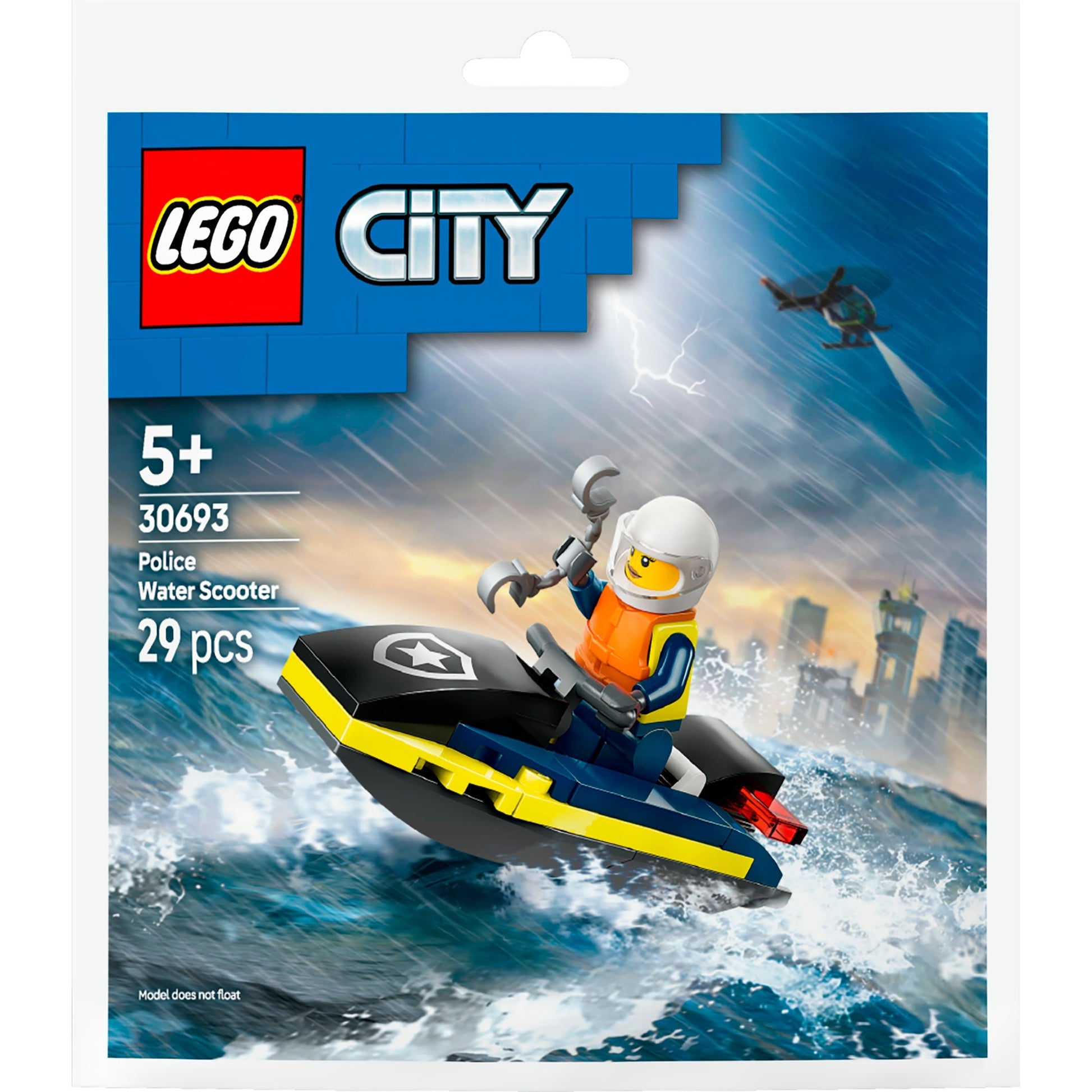 LEGO 30693 Stadttasche mit Polizeigewässer Roller