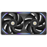 Nzxt f240x RGB-Gehäuselüfter (schwarz, 2 Stück, 240 x 120 x 30 mm, PWM) - afbeelding 2