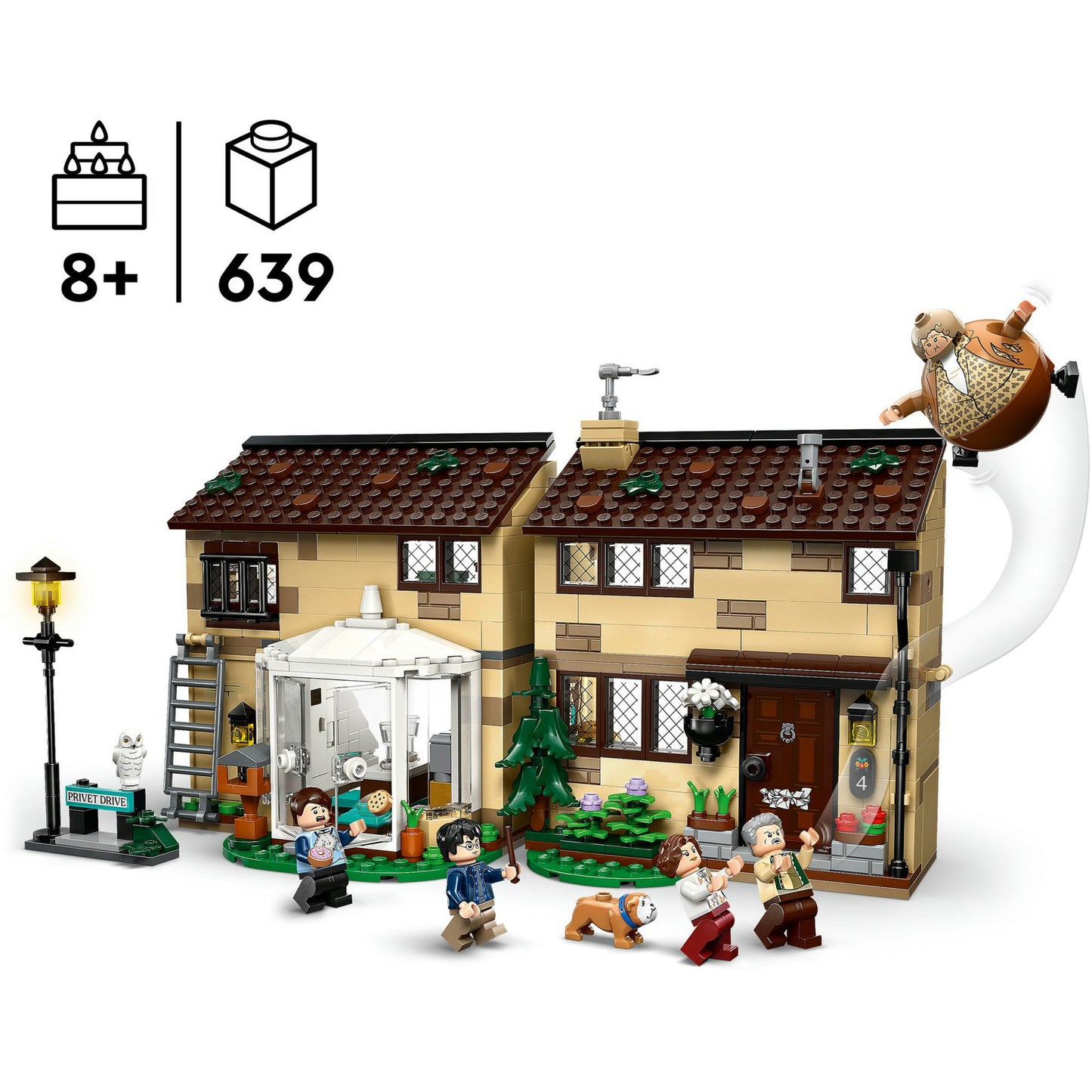 Lego Harry Potter 76451 Ligusterlaan Besuch von Tante Margot
