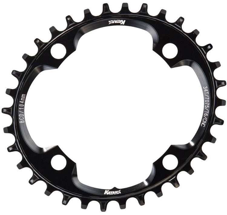 Katana Razorblade ovales schmales breites Kettenblatt 104 mm