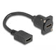 Delock D-Typ HDMI-Kabel weiblich zu weiblich