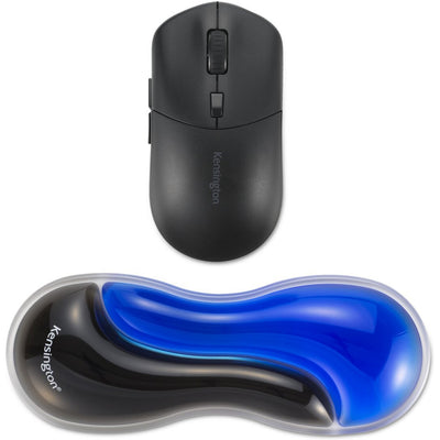 Kensington Slim Duo Gel-Maus-Trackball-Handgelenkauflage (blau schwarz)