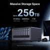 Ugreen nasync dxp8800 plus (grau, WLAN, 2x 10GBE, HDMI, Thunderbolt 4 (40 GB s))