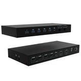 I-tec USB-C KVM Dock Pro Dockingstation (schwarz) - afbeelding 1