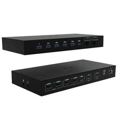 I-tec USB-C KVM Dock Pro Dockingstation (schwarz)