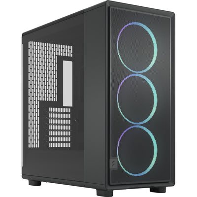 Fractal Design Epoch XL TG RGB Midi-Tower-Gehäuse (schwarz | 2x USB-A | 1x USB-C | RGB | gehärtetes Glas)