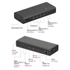 Icy Box ib-dk7401-cu31 17-in-1 Dockingstation (schwarz)