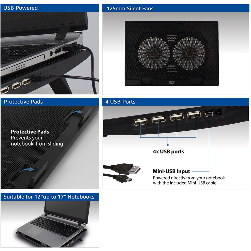 Act Connectivity Laptop Standard mit Lüfter, Höhenanpassung BAA