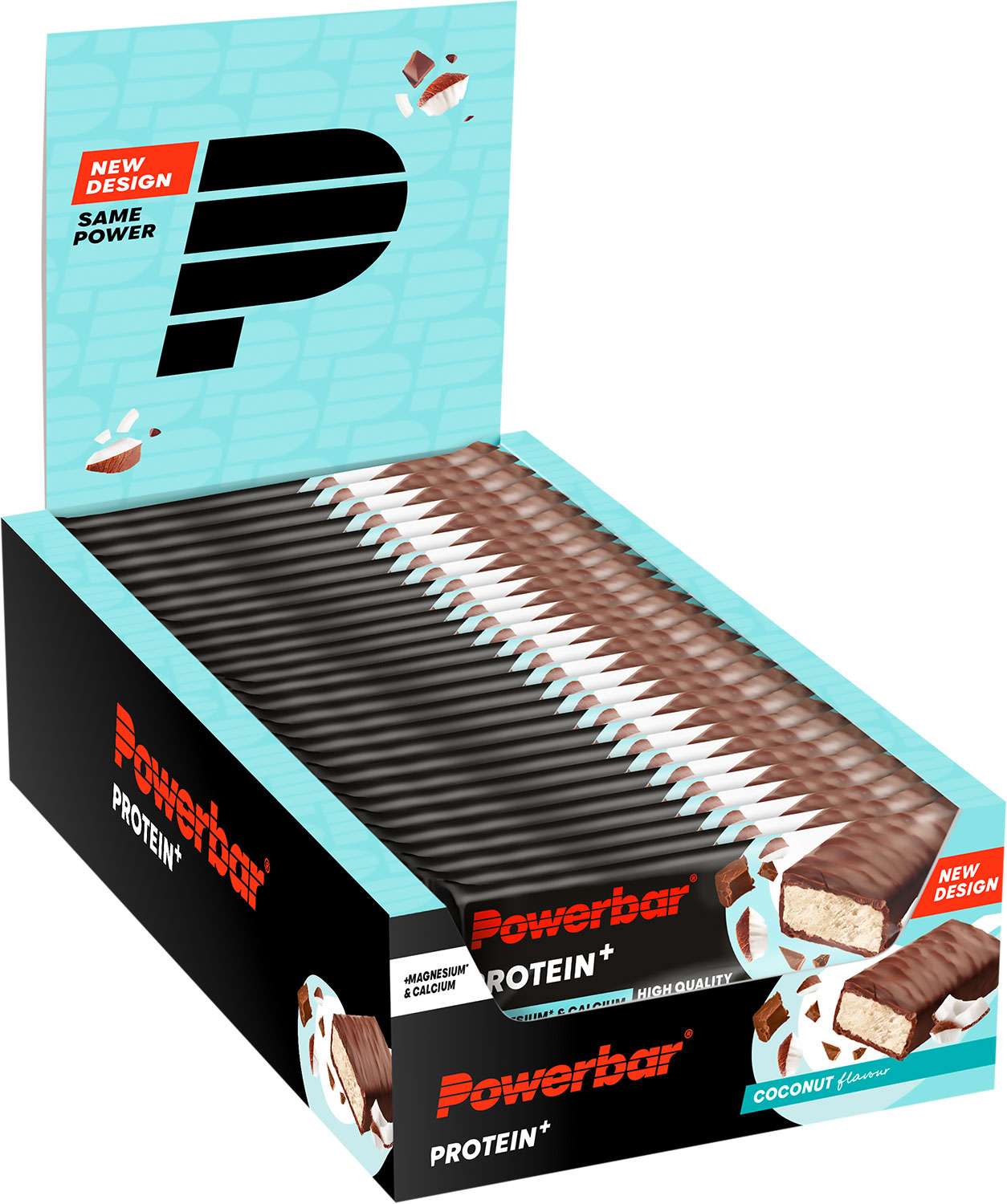Powerbar Protein plus Calcium-Magnesium-Riegel Kokosnuss 30er Box