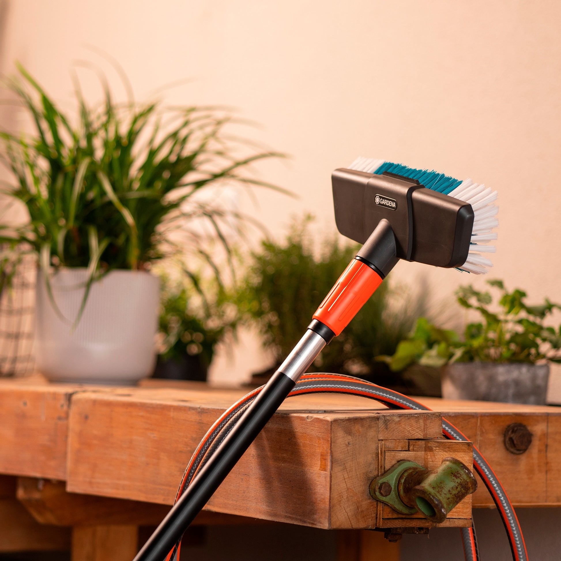 Gardena Cleansystem Stahlbrush hart