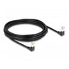 Delock RJ45 Network Cable Cat.6a S FTP Slim 90 ° nach unten