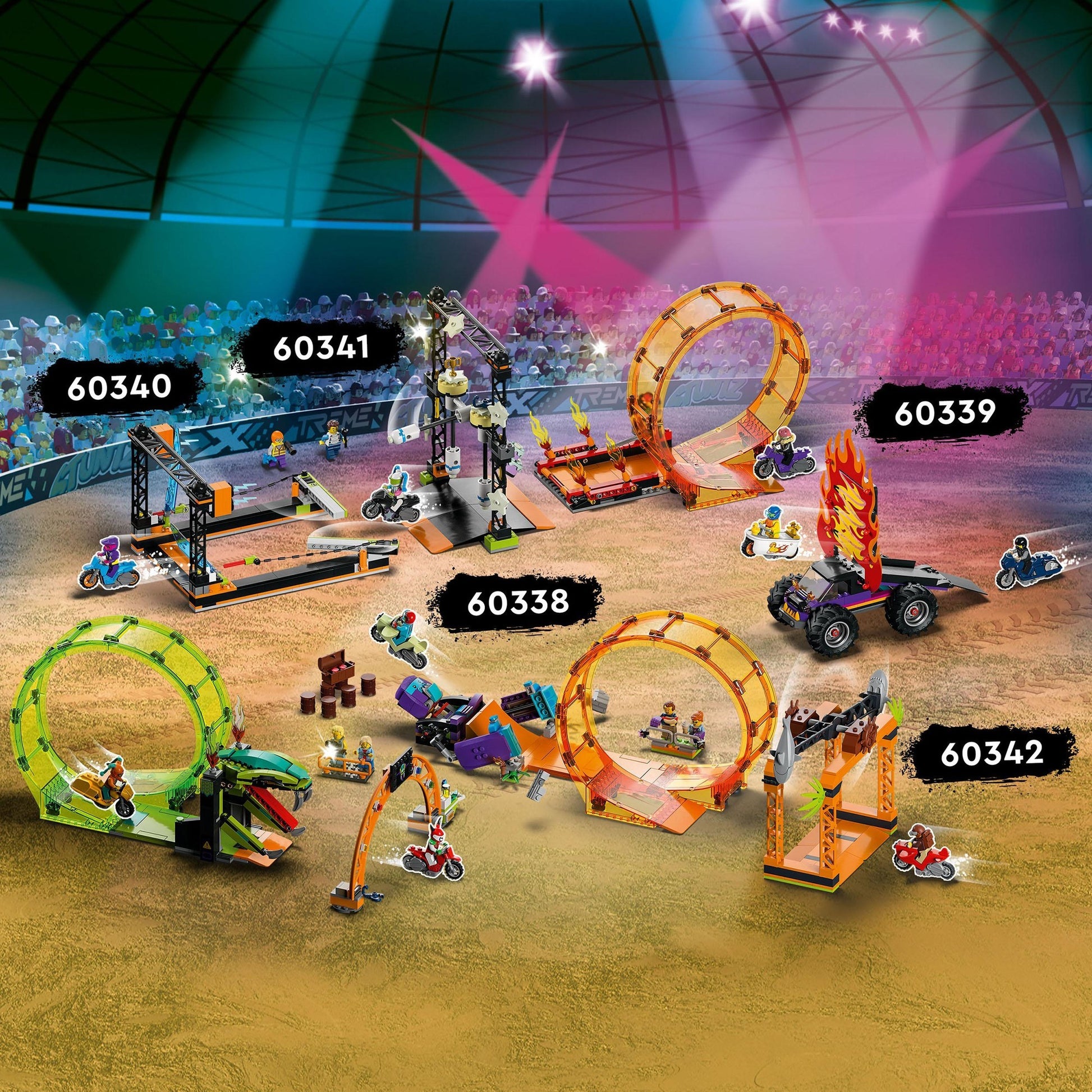 Lego Lego City 60338 Crossing Chimpanzee Stunt Loop