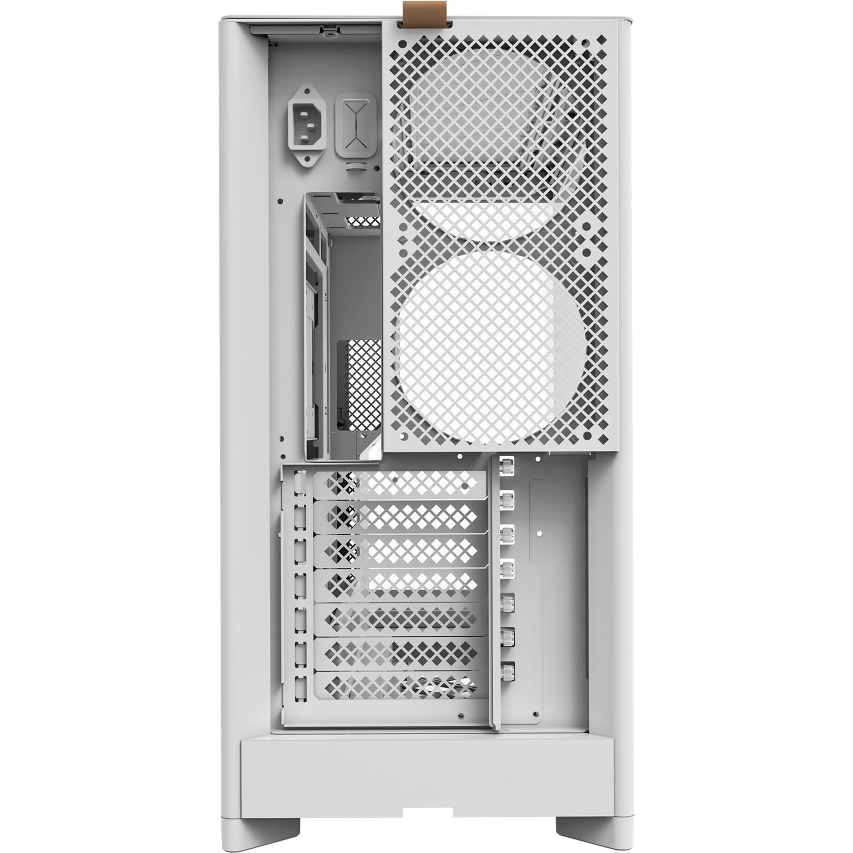 Montech HS02 Midi-Tower-Gehäuse (weiß | 2x USB-A | 1x USB-C | RGB | gehärtetes Glas)
