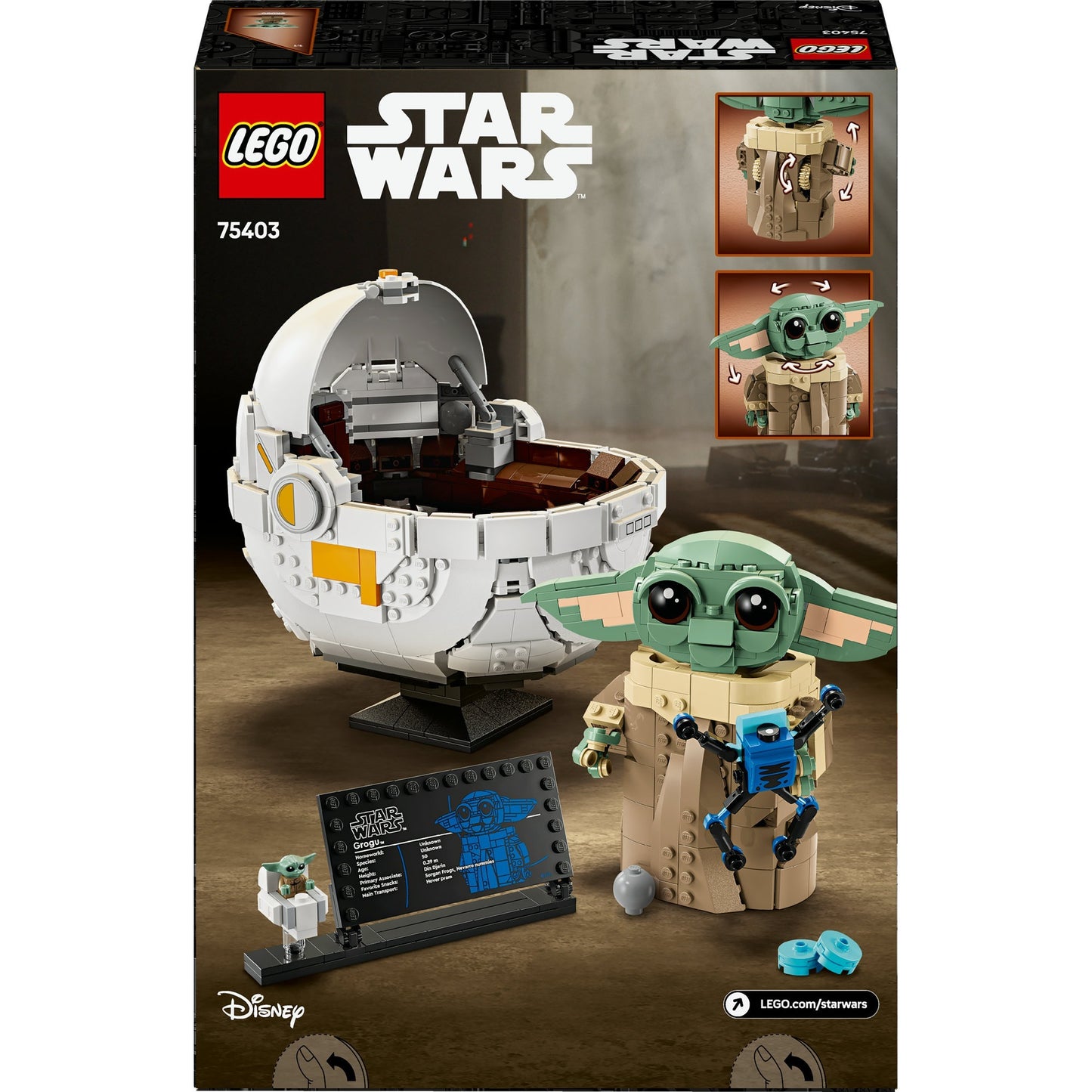 Lego Lego Star Wars 75403 Grogu mit Whirligig