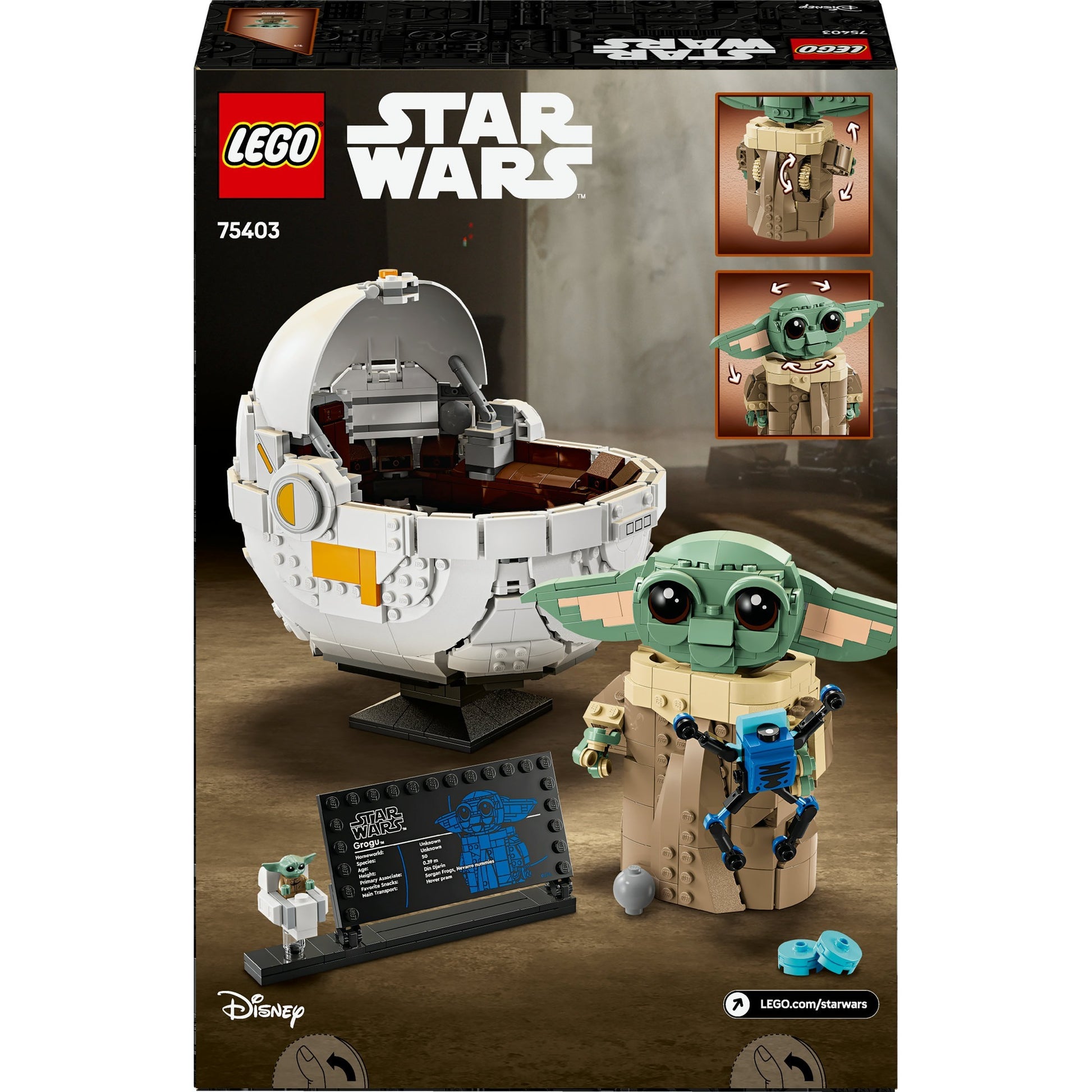 Lego Lego Star Wars 75403 Grogu mit Whirligig