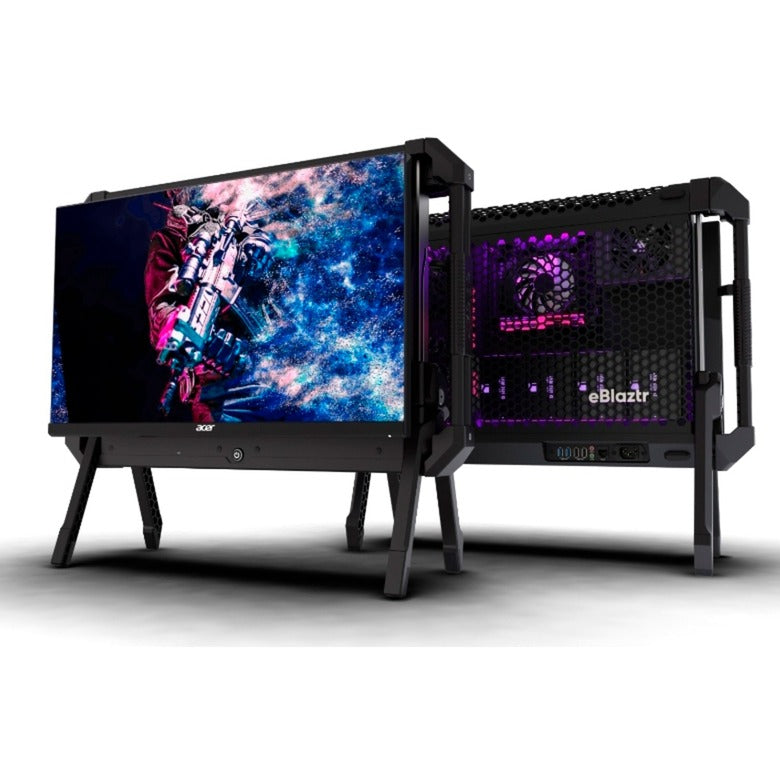 Eblaztr PC-Gehäuse Desktop-Gehäuse (Schwarz (matt))