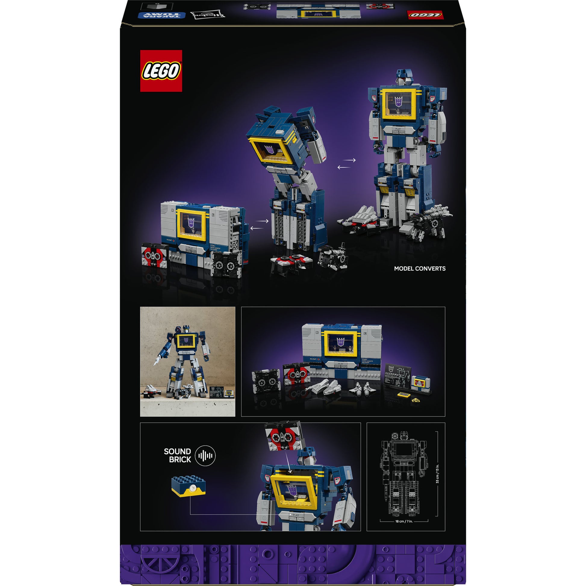 Lego Icons 10358 Transformers Soundwave