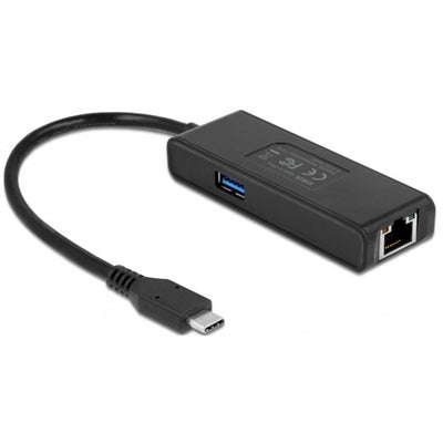 Delock USB-C-Adapter auf 2,5 Gigabit LAN mit USB-A-Femal