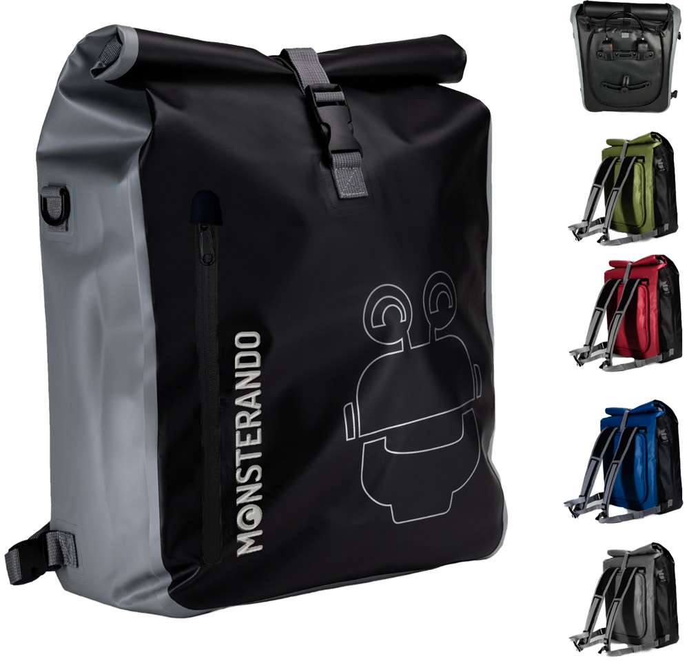 Monsterando 3 in 1 Fahrradtasche Plus