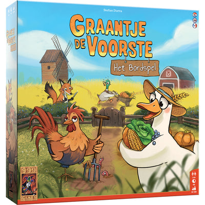 999games 999 Spiele im Vordergrund: das Brettspiel (niederländisch, 2 – 6 Spieler, 45 Minuten, ab 10 Jahren)