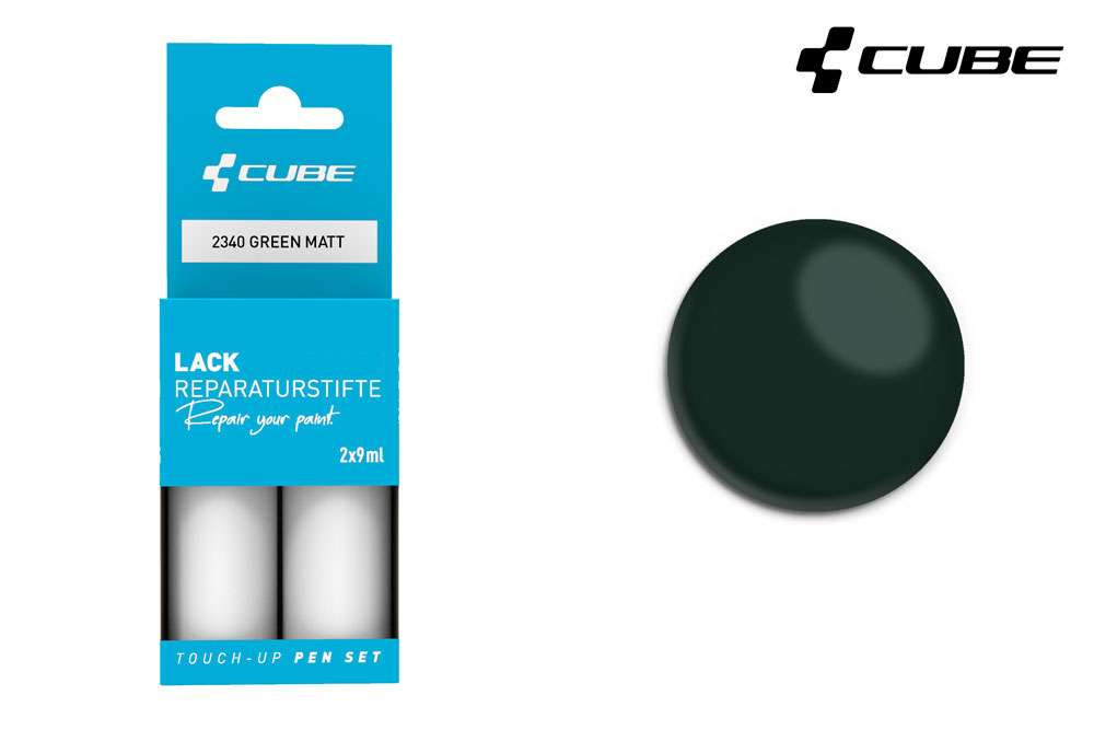 Cube Lackstift-Set grün matt