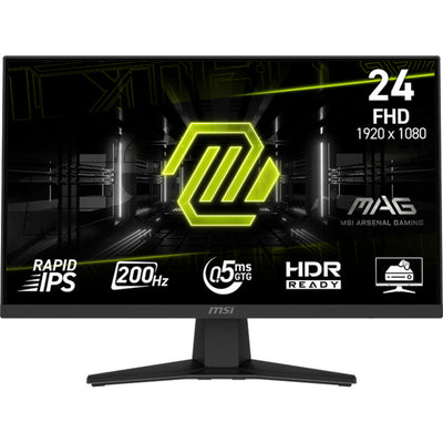 MSI Mag 244F 23,8 Gaming-Monitor (Schwarz, HDMI, DisplayPort, 200 Hz)