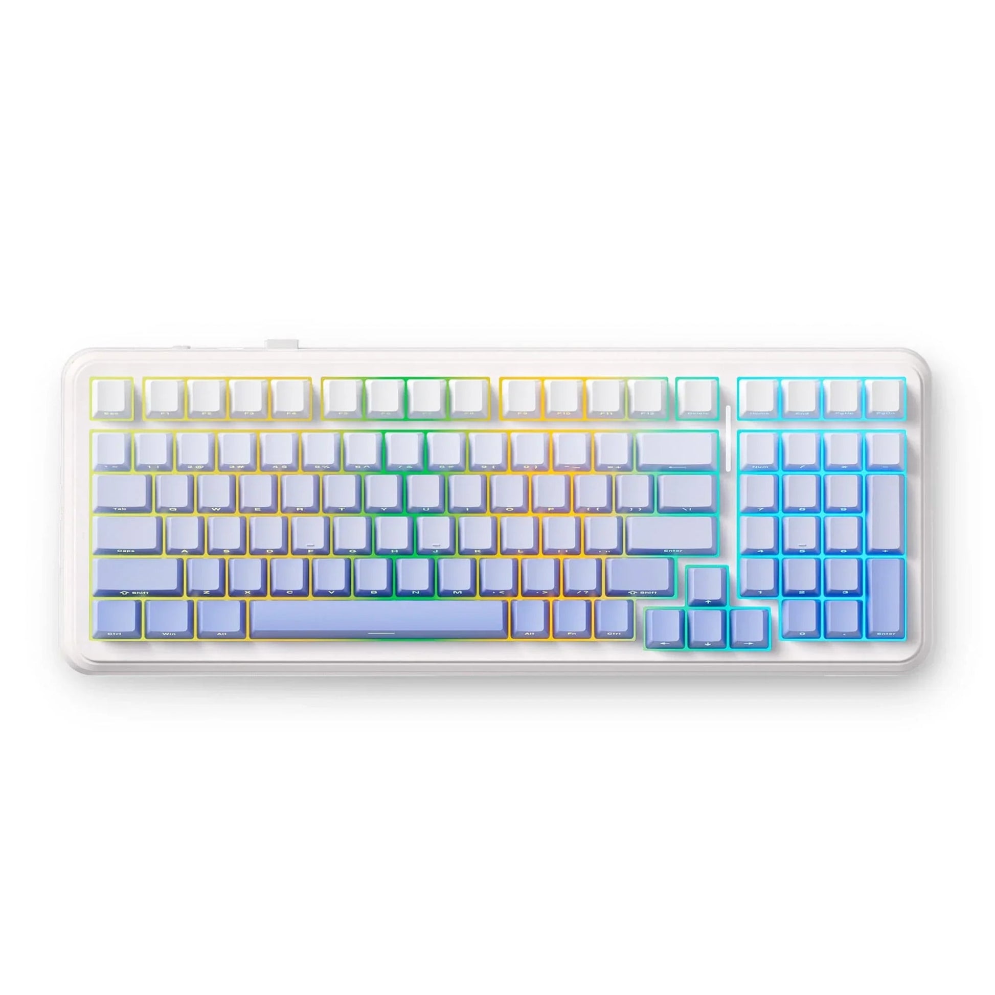 Mchose K99 V2 kabellose mechanische Glacie, Gaming-Tastatur (US-Layout)