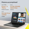 Asus vivobook go 15 e1504fa-bq5403w 15,6 Laptop (schwarz | Ryzen 5 40 | Radeon 610m | 8 GB | 512 GB SSD)