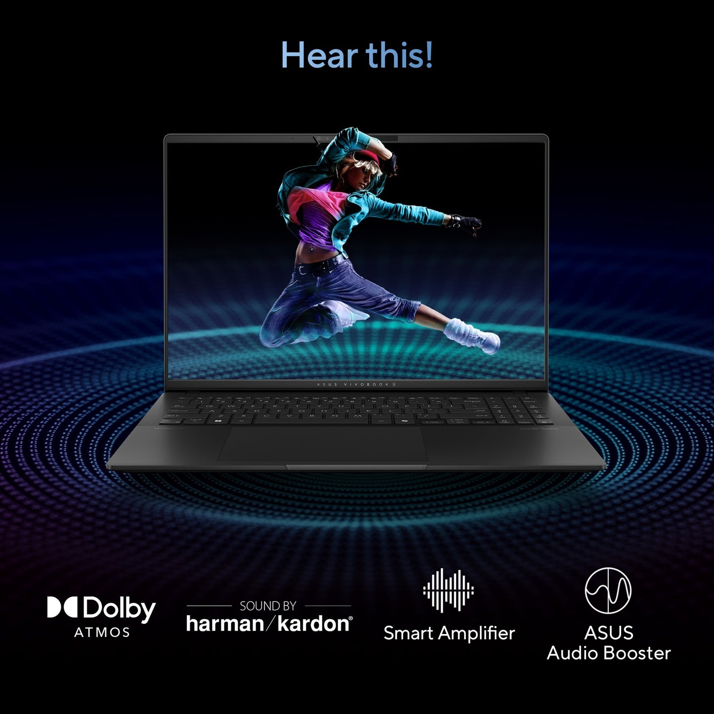Asus vivobook s 16 oled (s5606ma-mx028w) 16 Laptop (schwarz | Core Ultra 7 155h | Arc-Grafik | 16 GB | 1 TB SSD)
